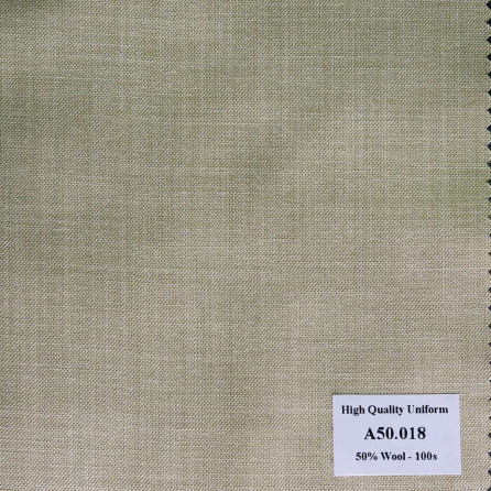 [Call] A50.018 Kevinlli V1 - Vải Suit 50% Wool - Xanh Lá Trơn